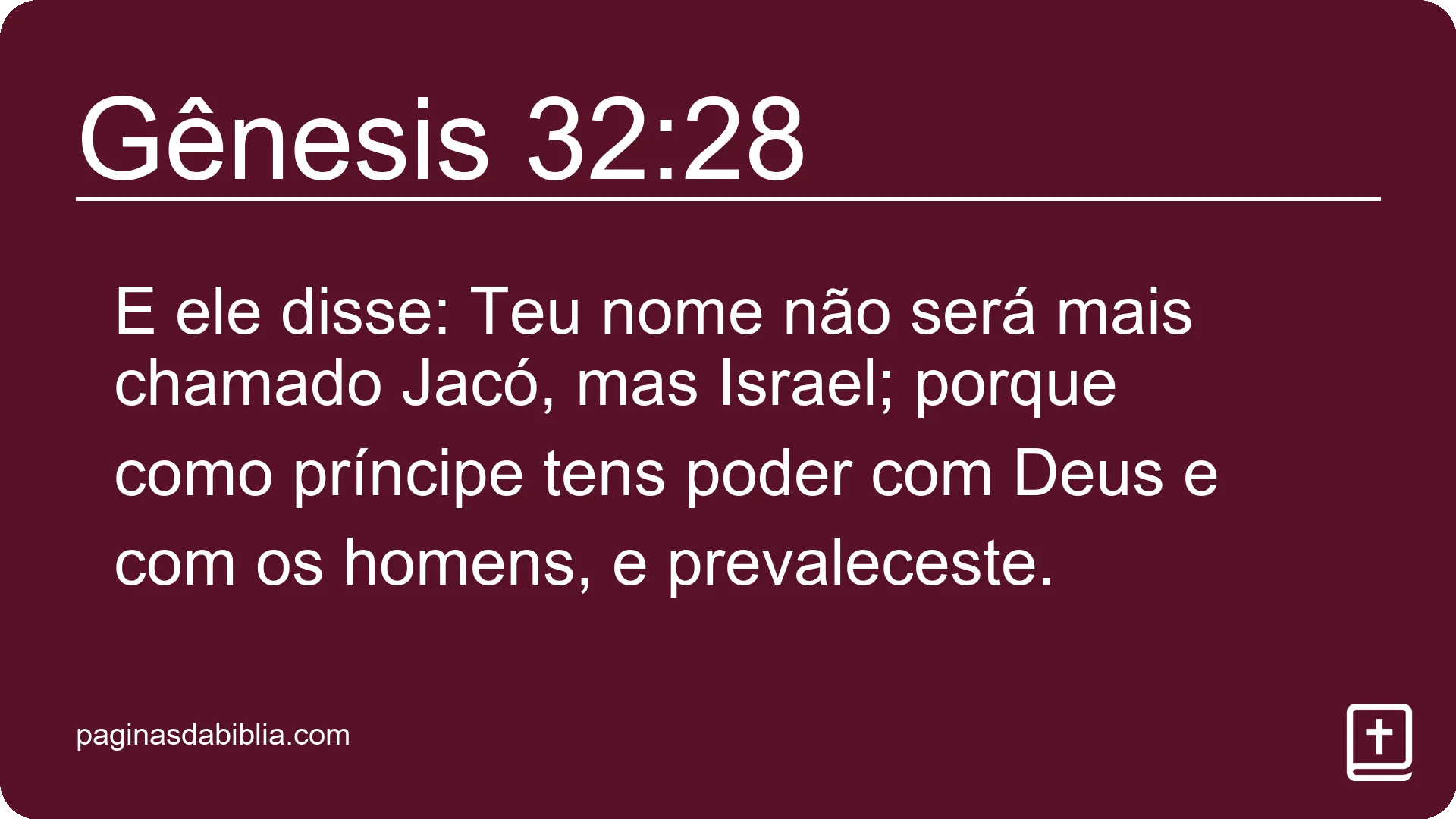 Gênesis 32:28