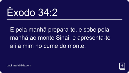 Êxodo 34:2