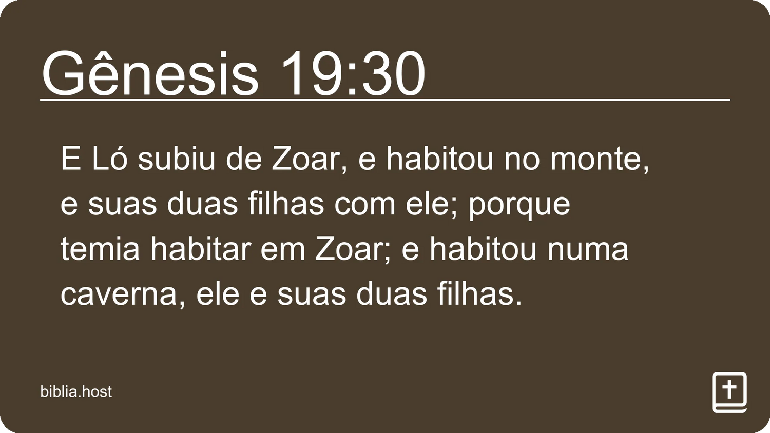 Gênesis 19:30