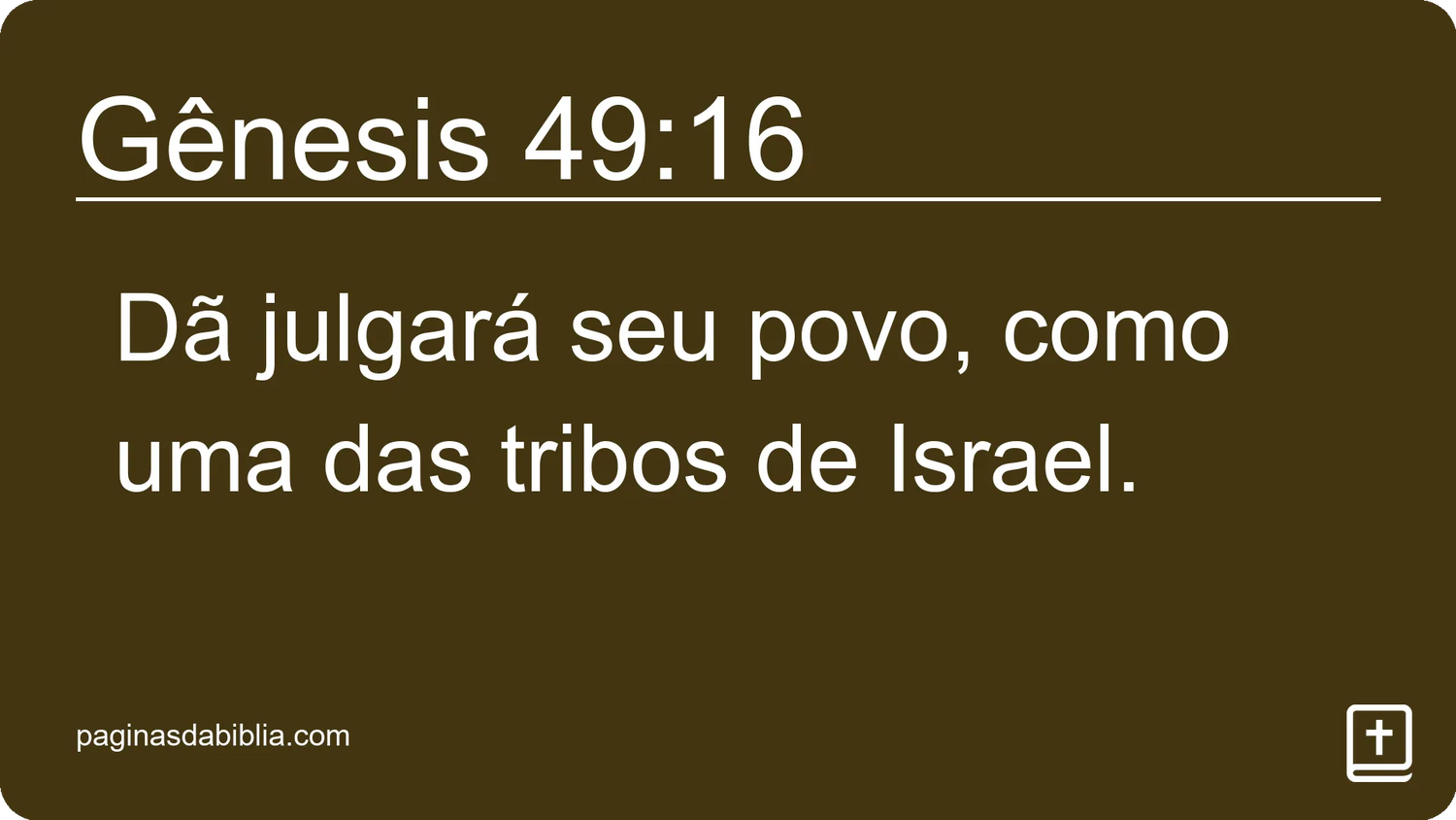 Gênesis 49:16