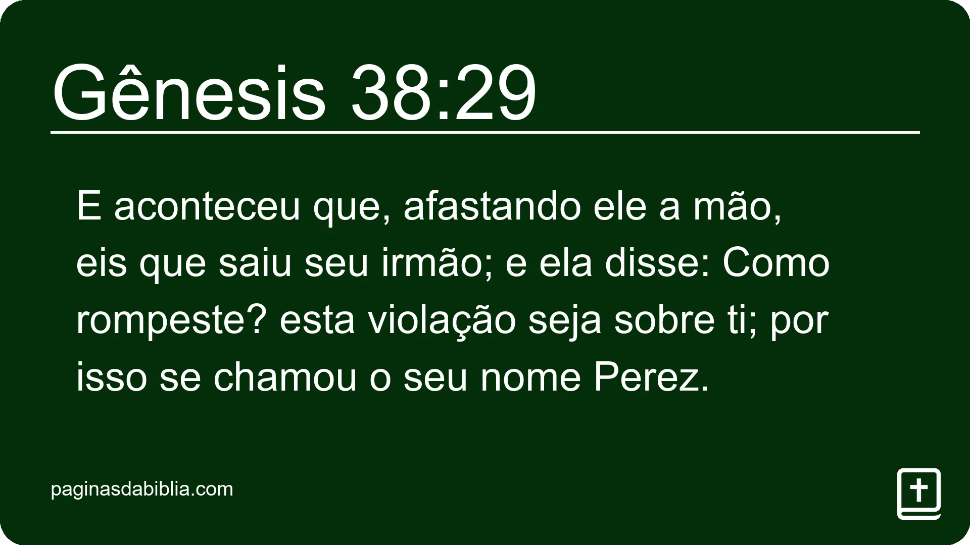 Gênesis 38:29