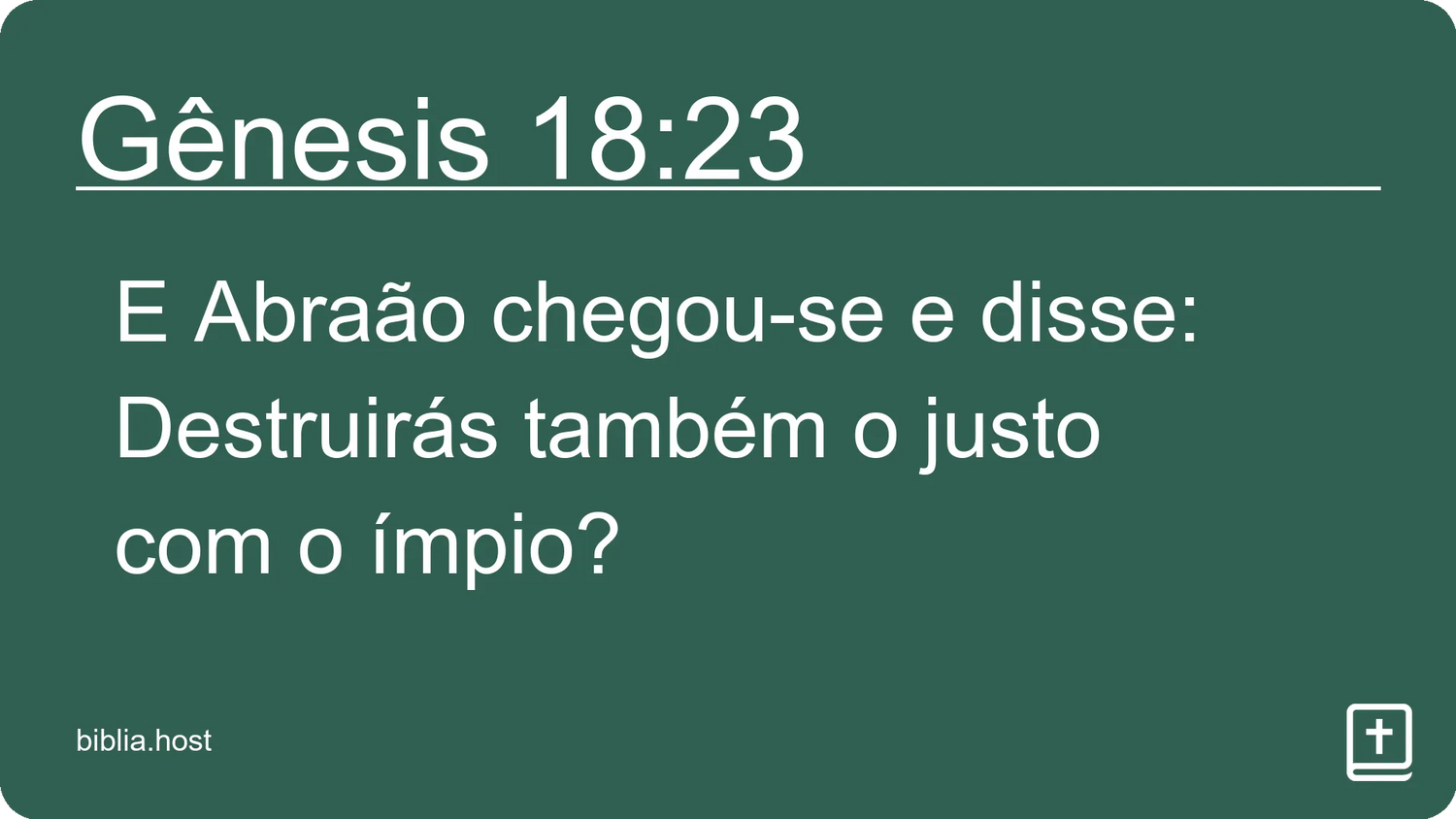 Gênesis 18:23