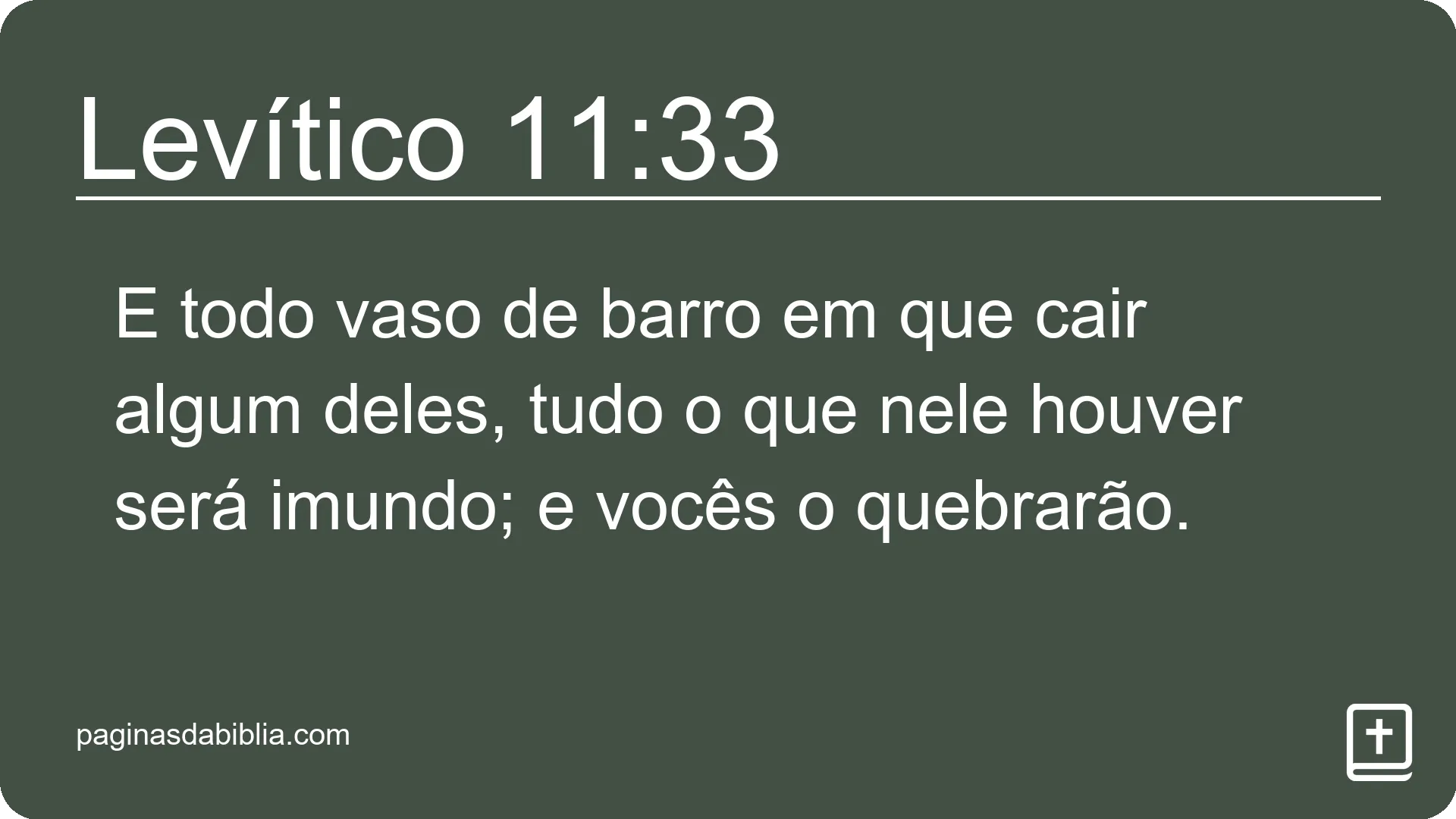 Levítico 11:33