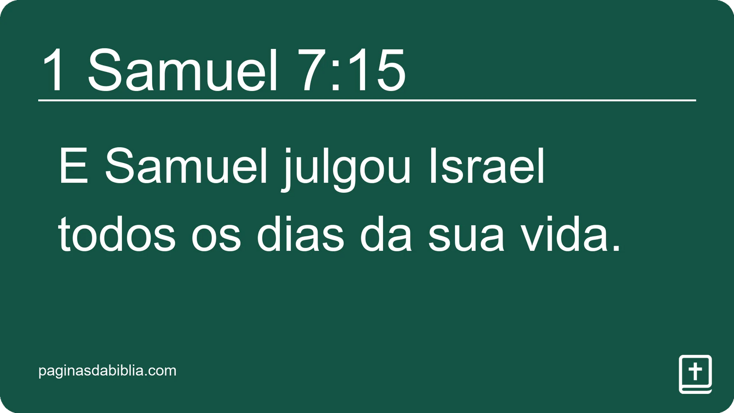 1 Samuel 7:15