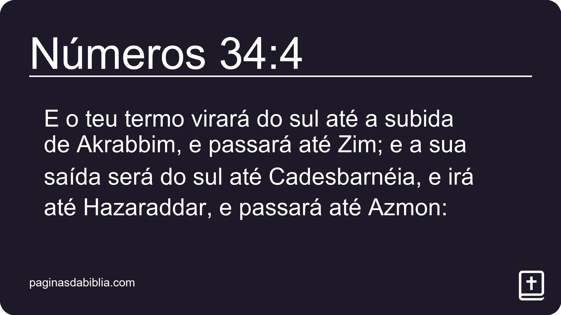 Números 34:4