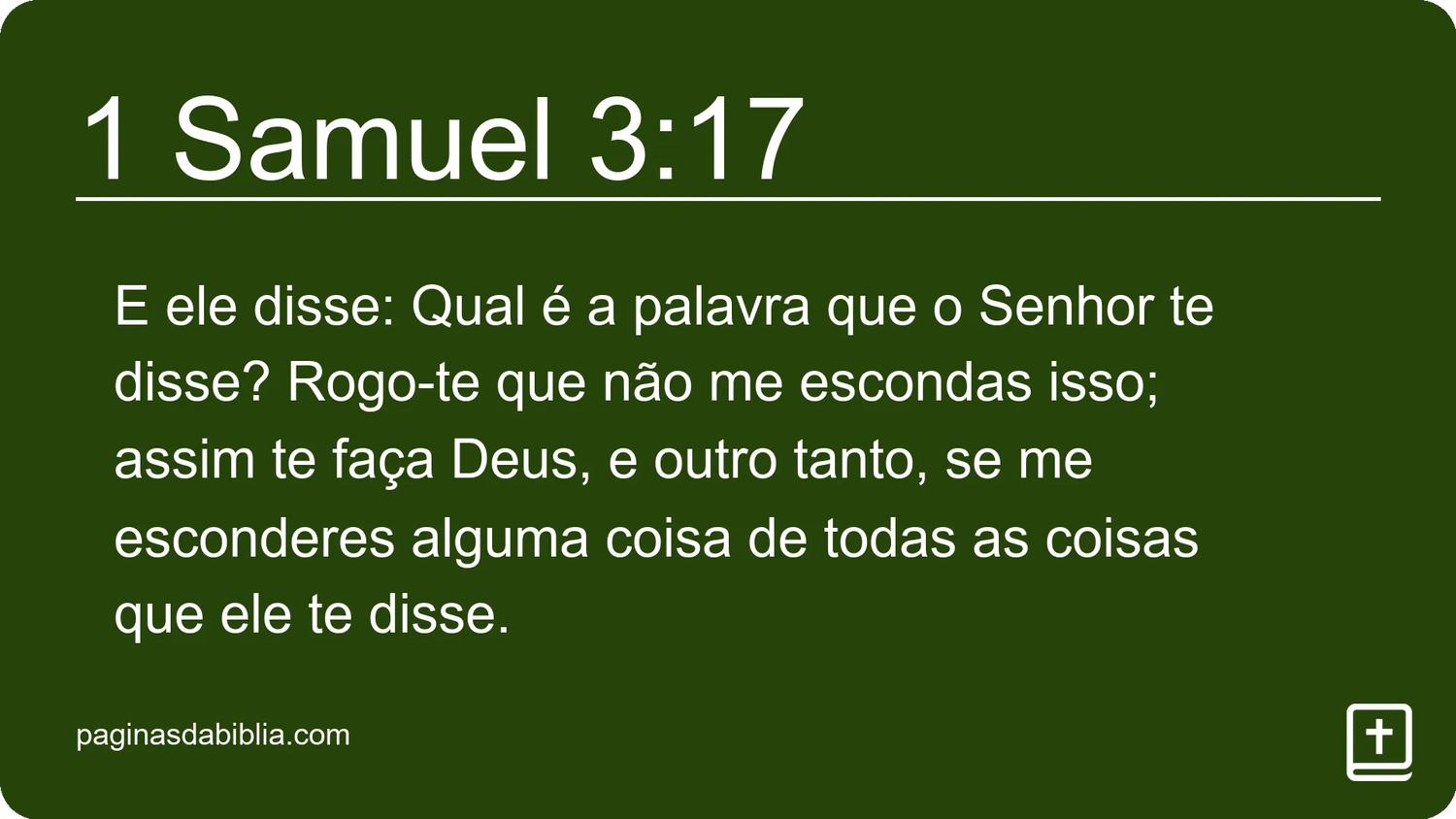 1 Samuel 3:17