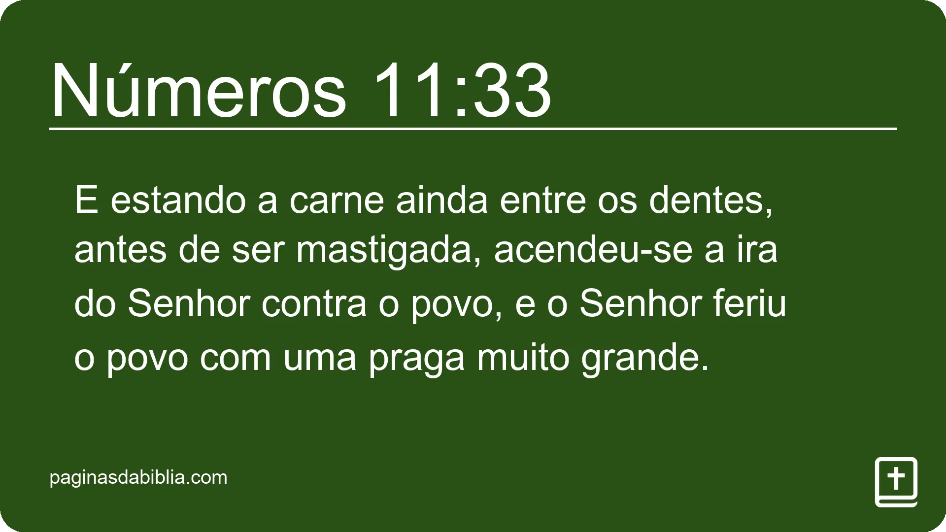 Números 11:33