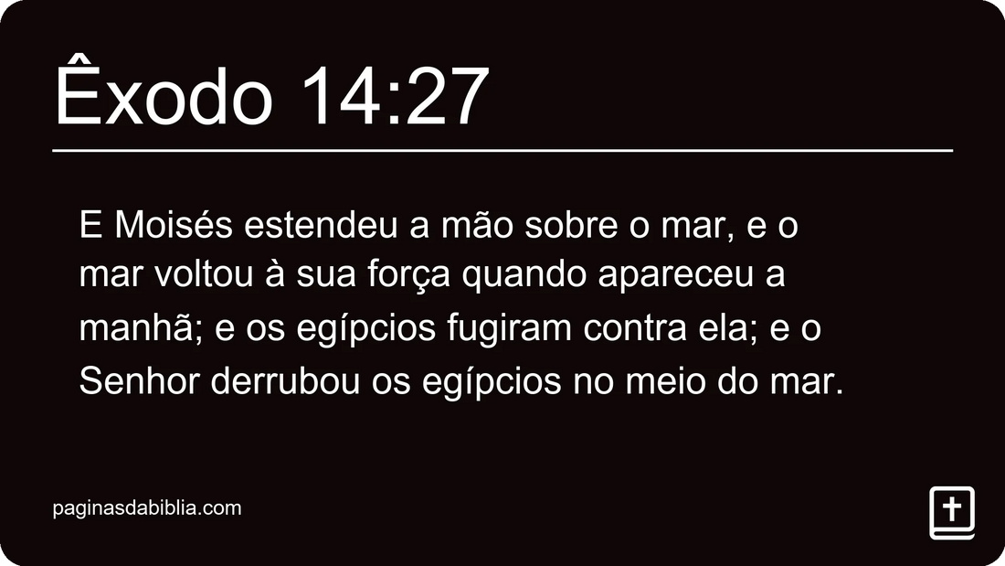 Êxodo 14:27