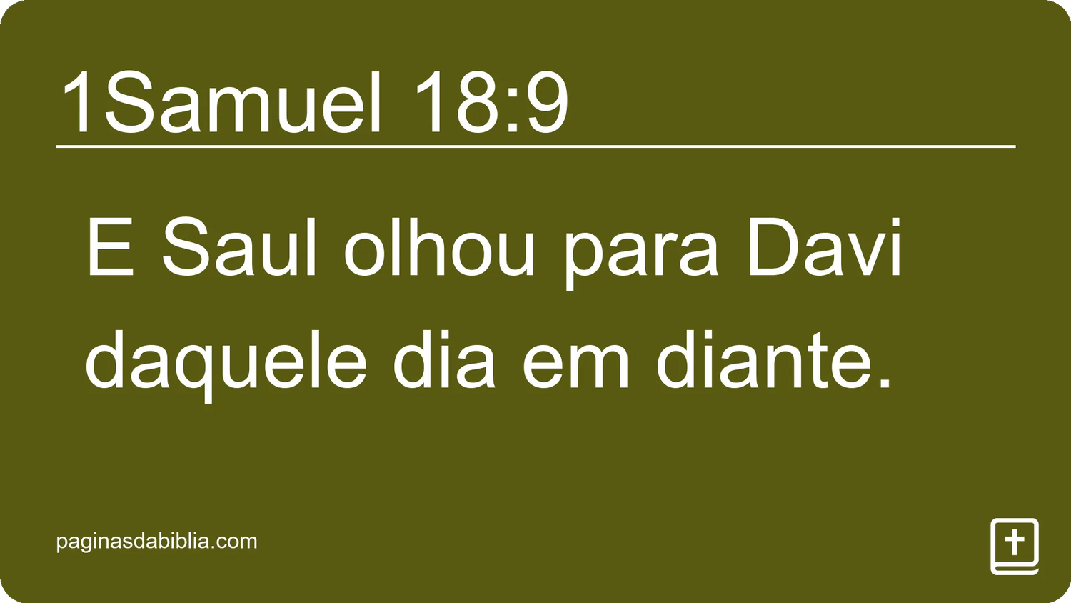 1Samuel 18:9