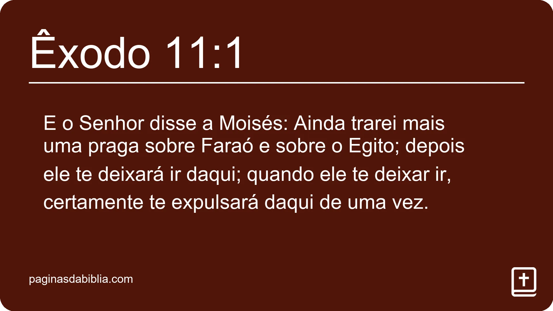 Êxodo 11:1