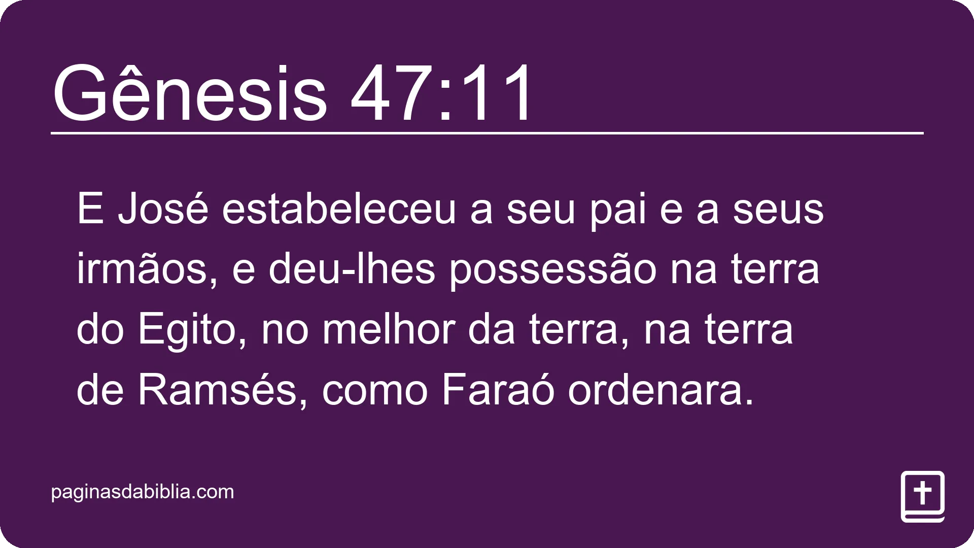 Gênesis 47:11