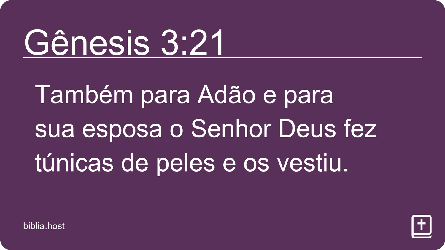 Gênesis 3:21