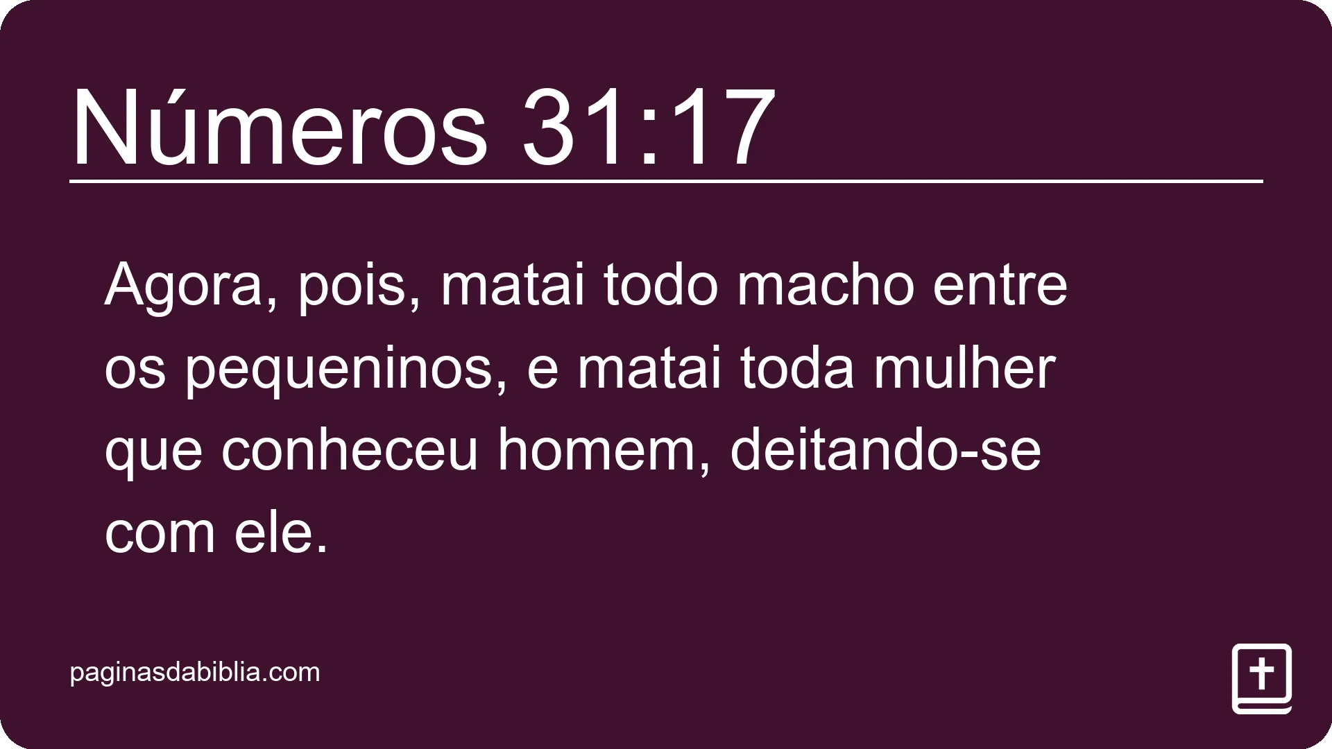 Números 31:17