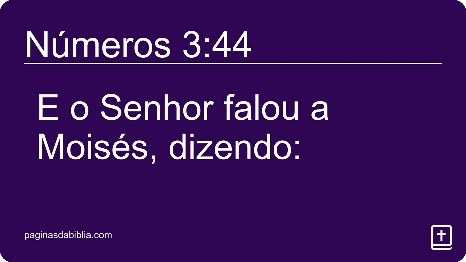 Números 3:44