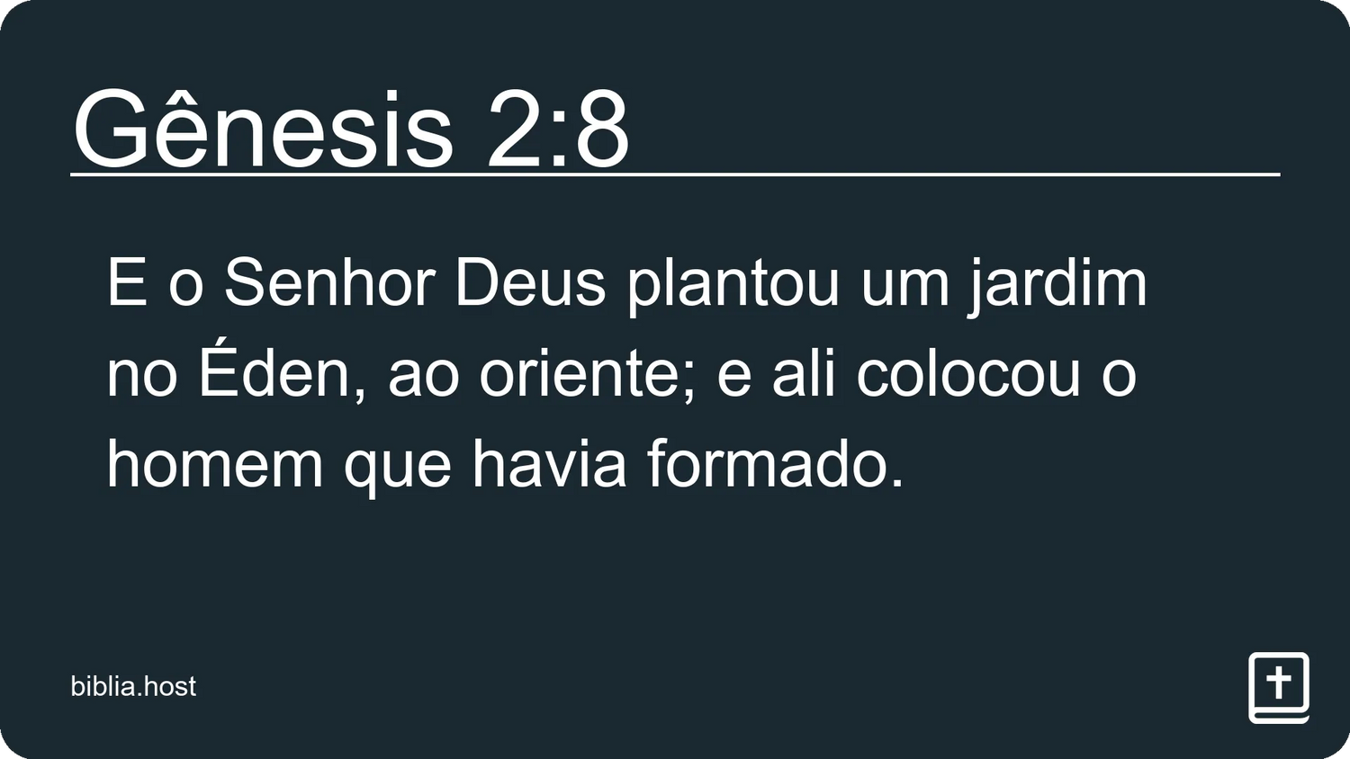 Gênesis 2:8