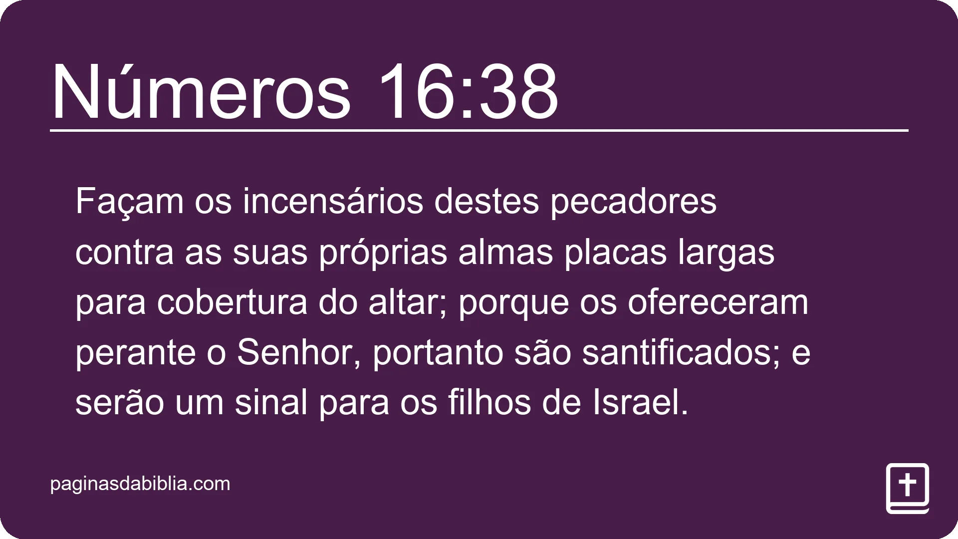 Números 16:38