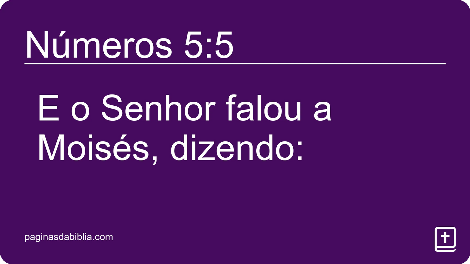 Números 5:5