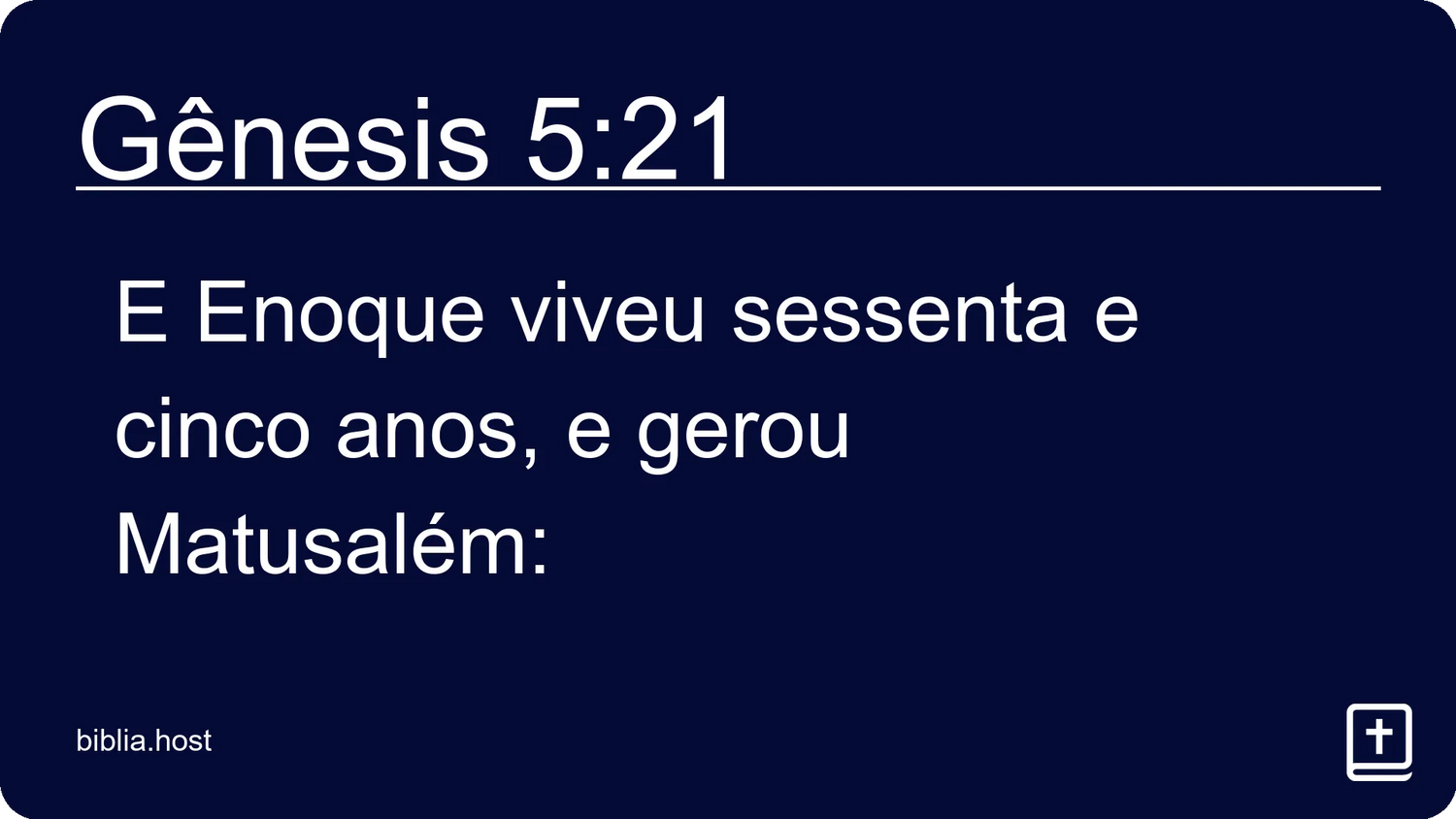 Gênesis 5:21