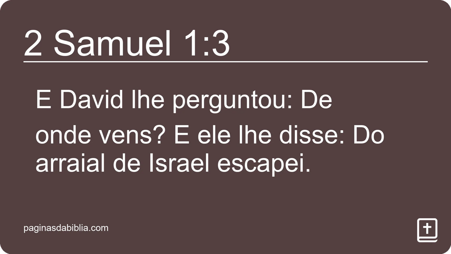 2 Samuel 1:3