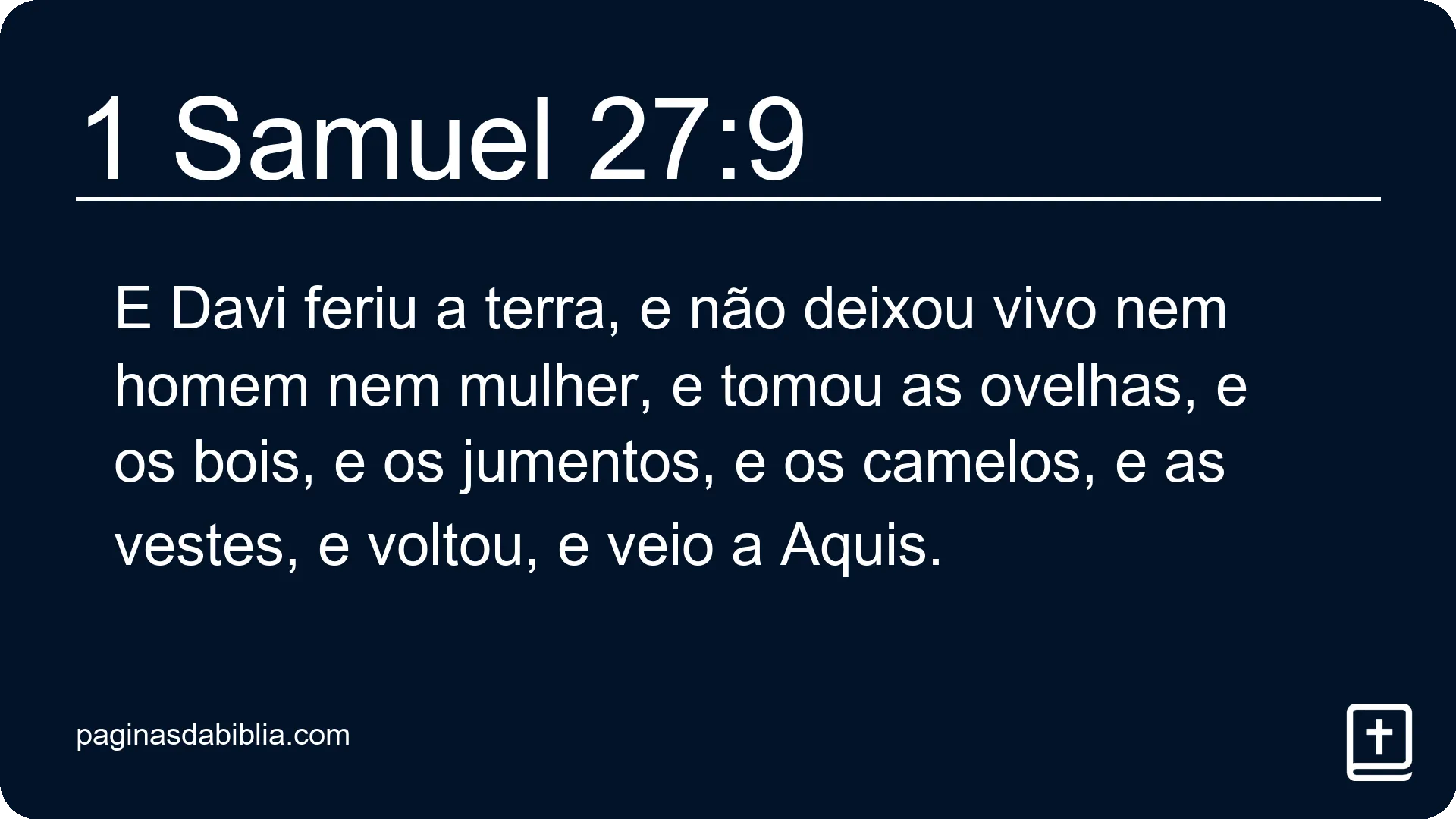 1 Samuel 27:9