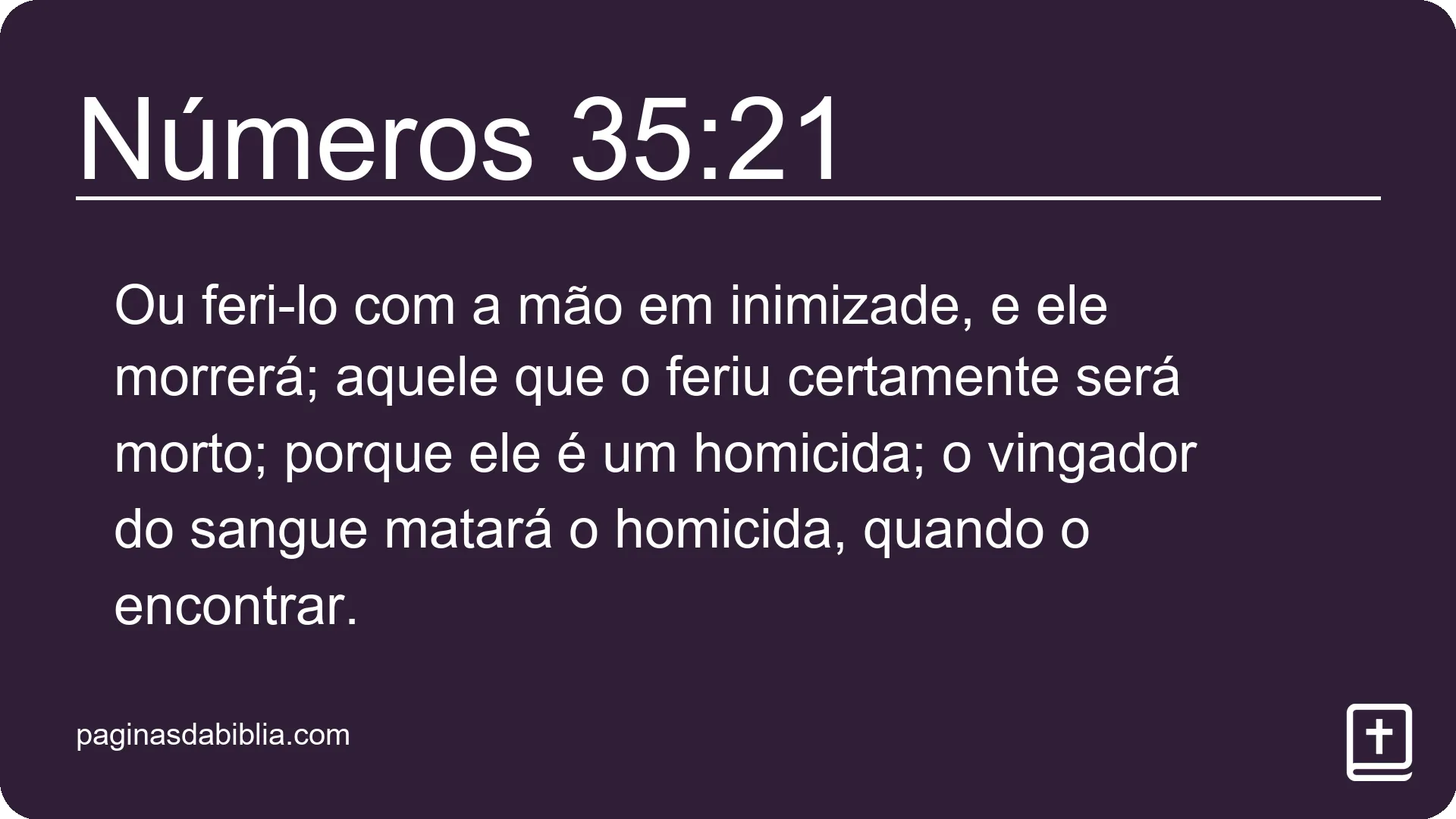 Números 35:21