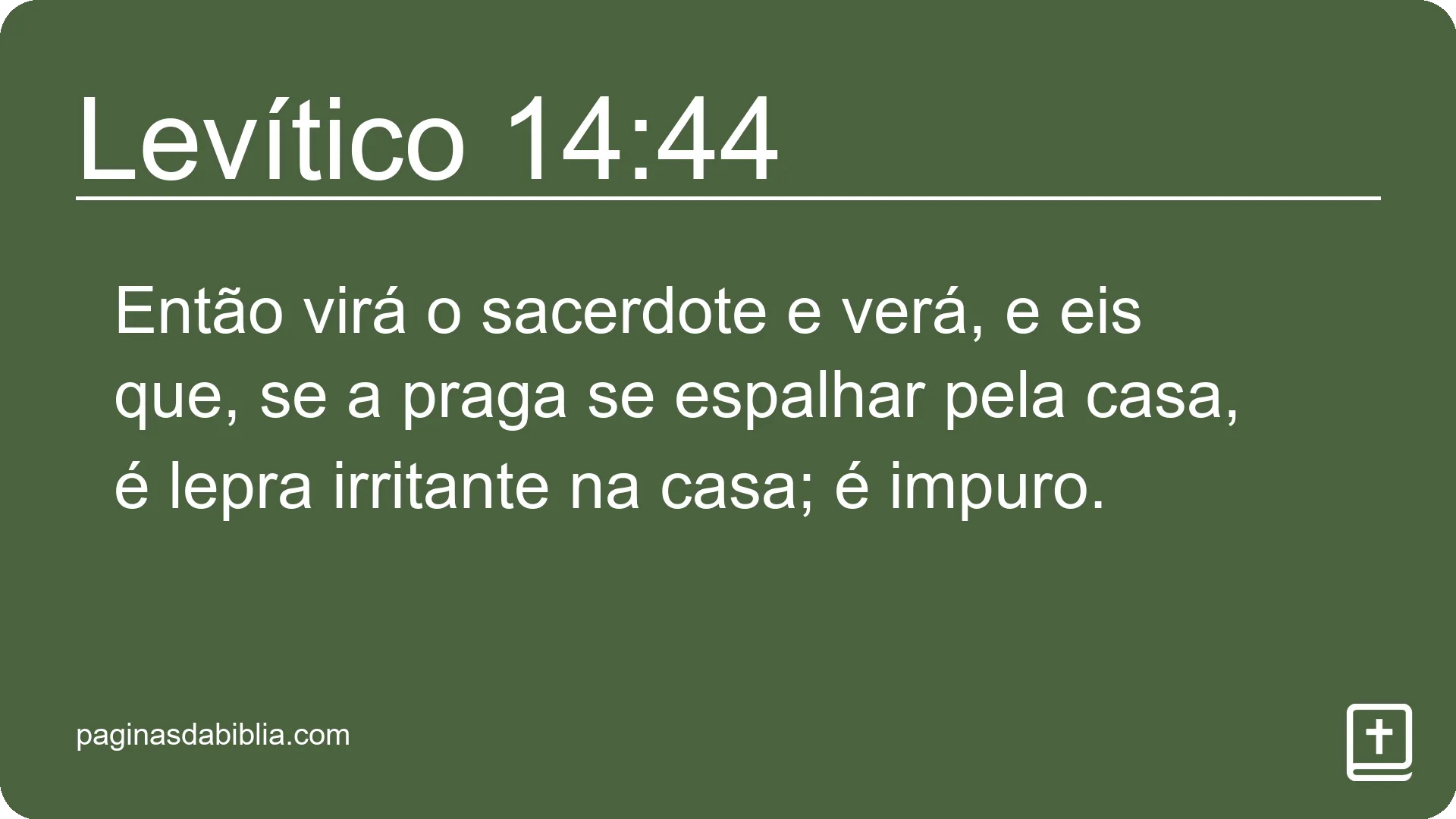 Levítico 14:44