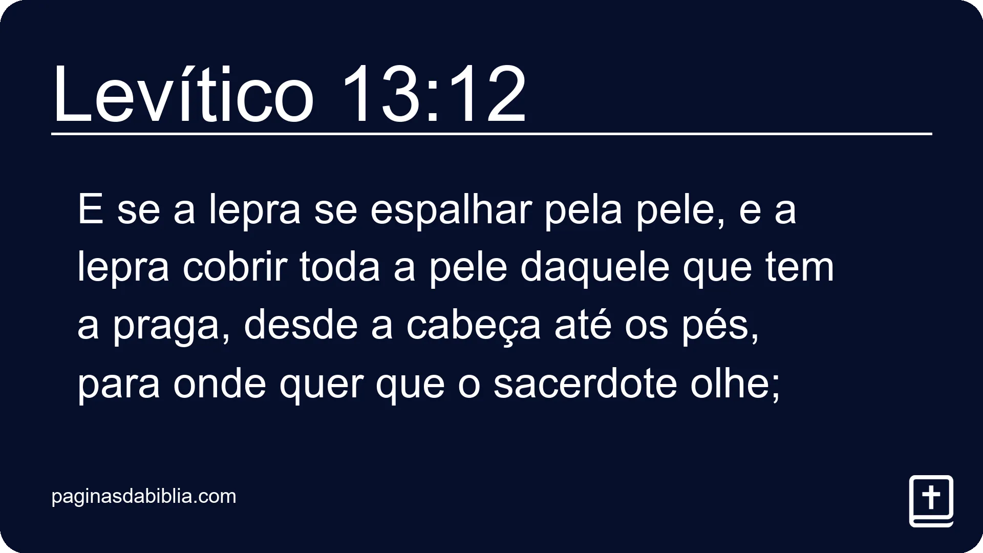 Levítico 13:12