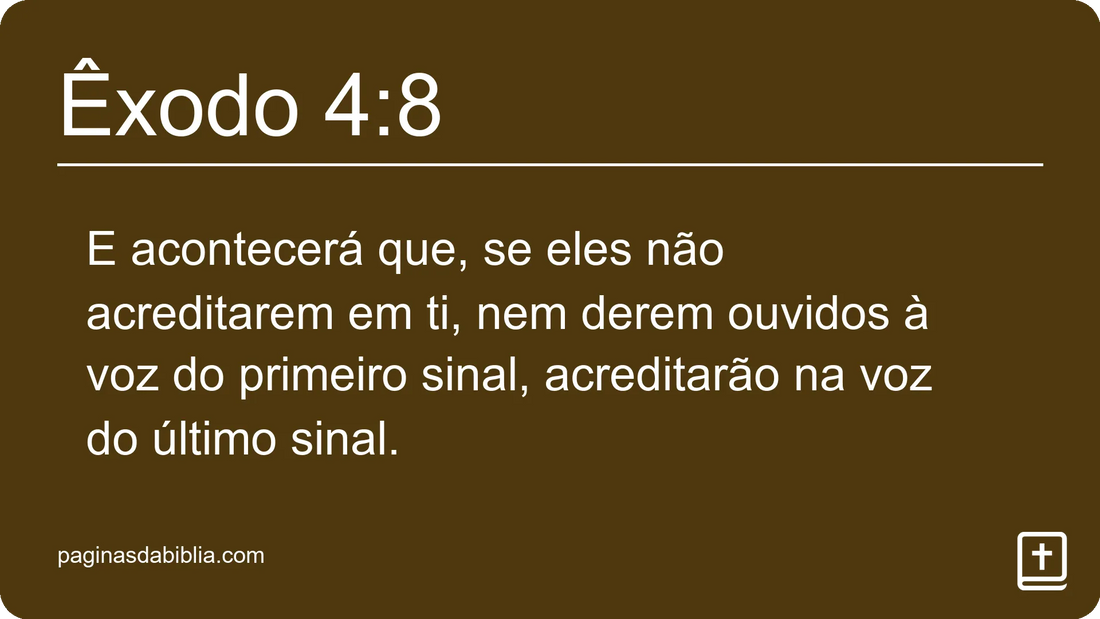 Êxodo 4:8