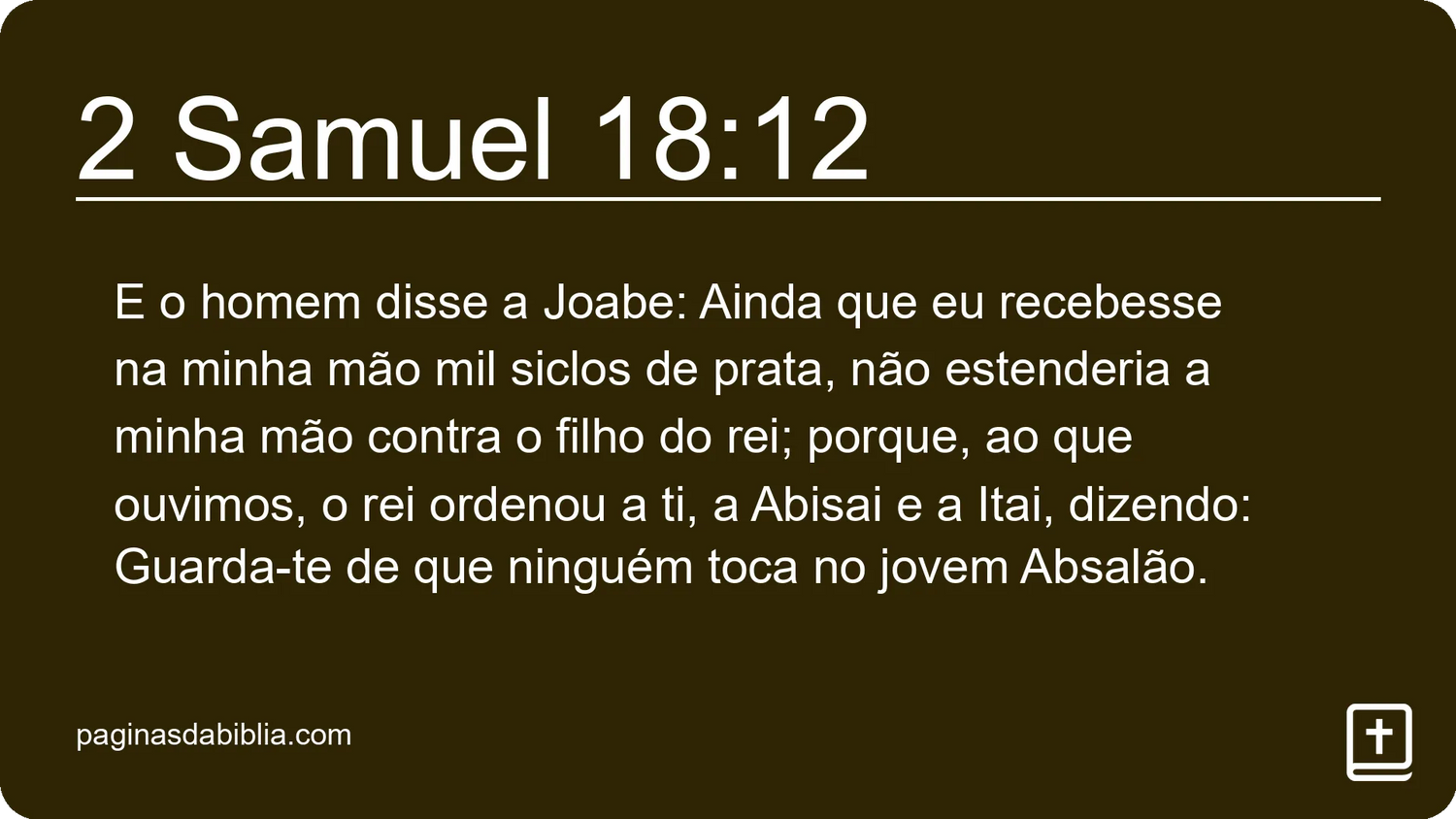 2 Samuel 18:12