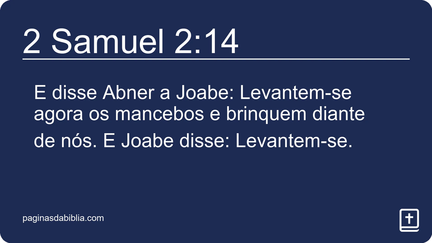 2 Samuel 2:14