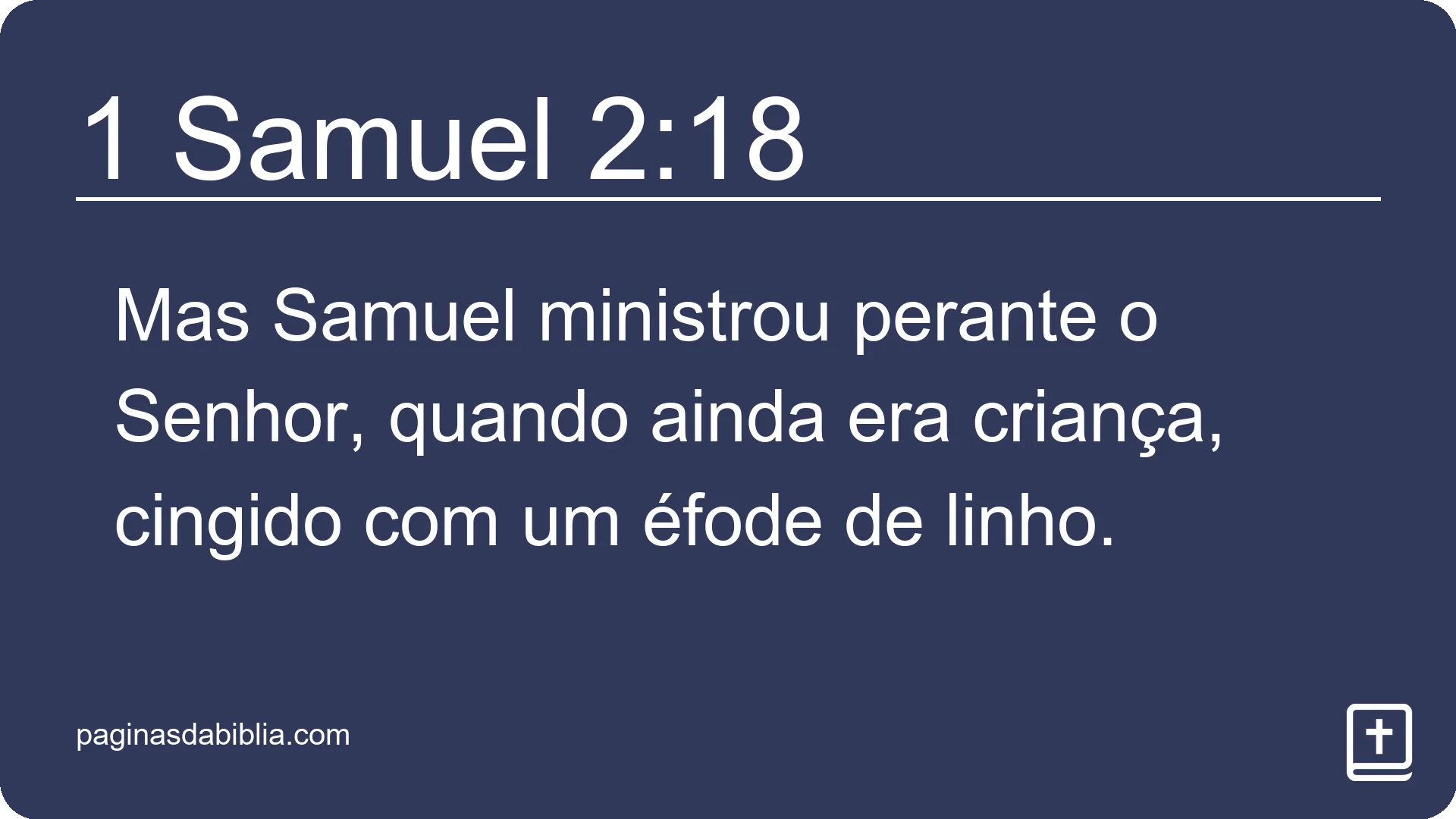 1 Samuel 2:18