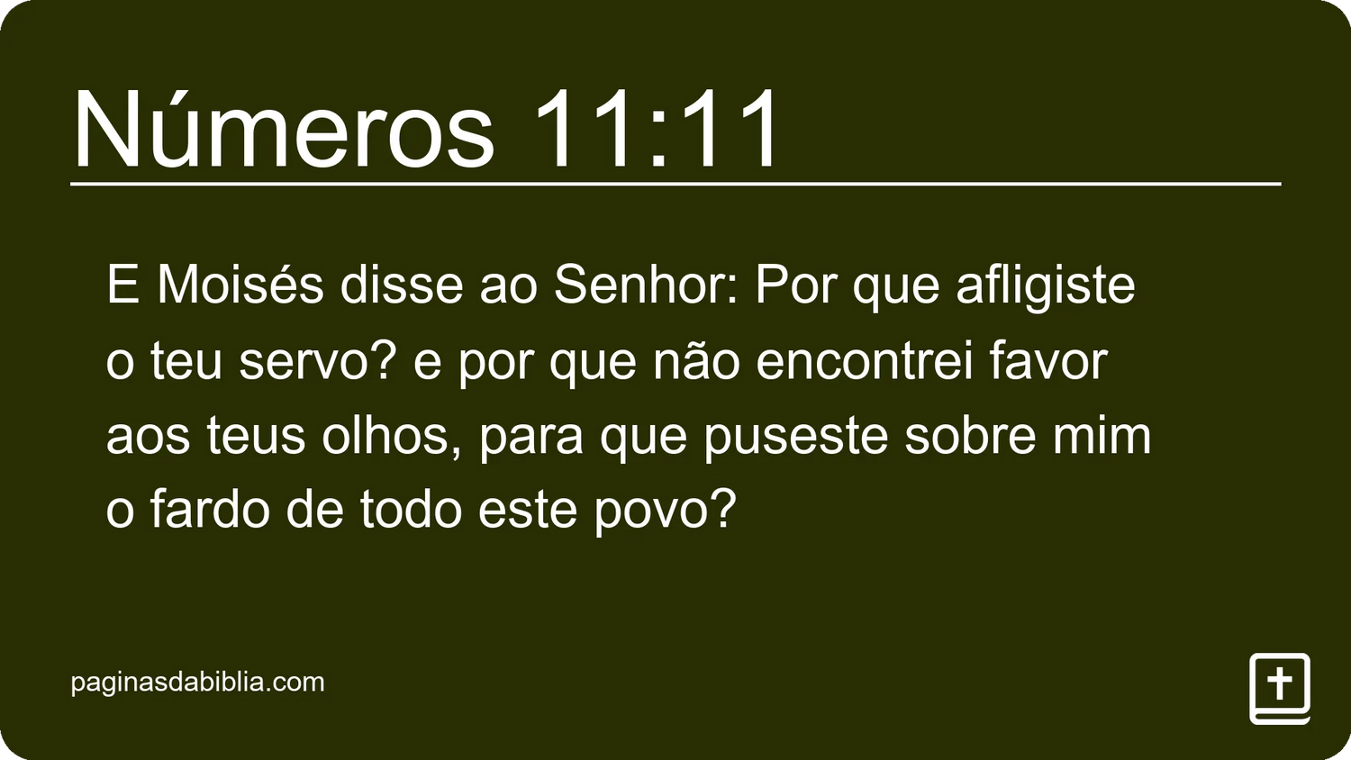 Números 11:11