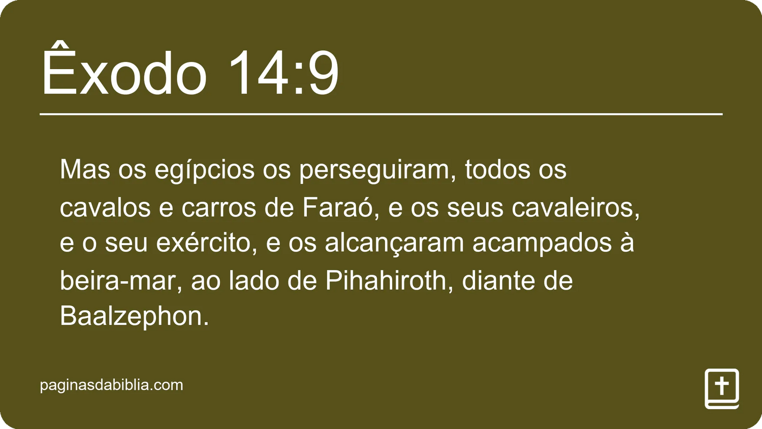 Êxodo 14:9