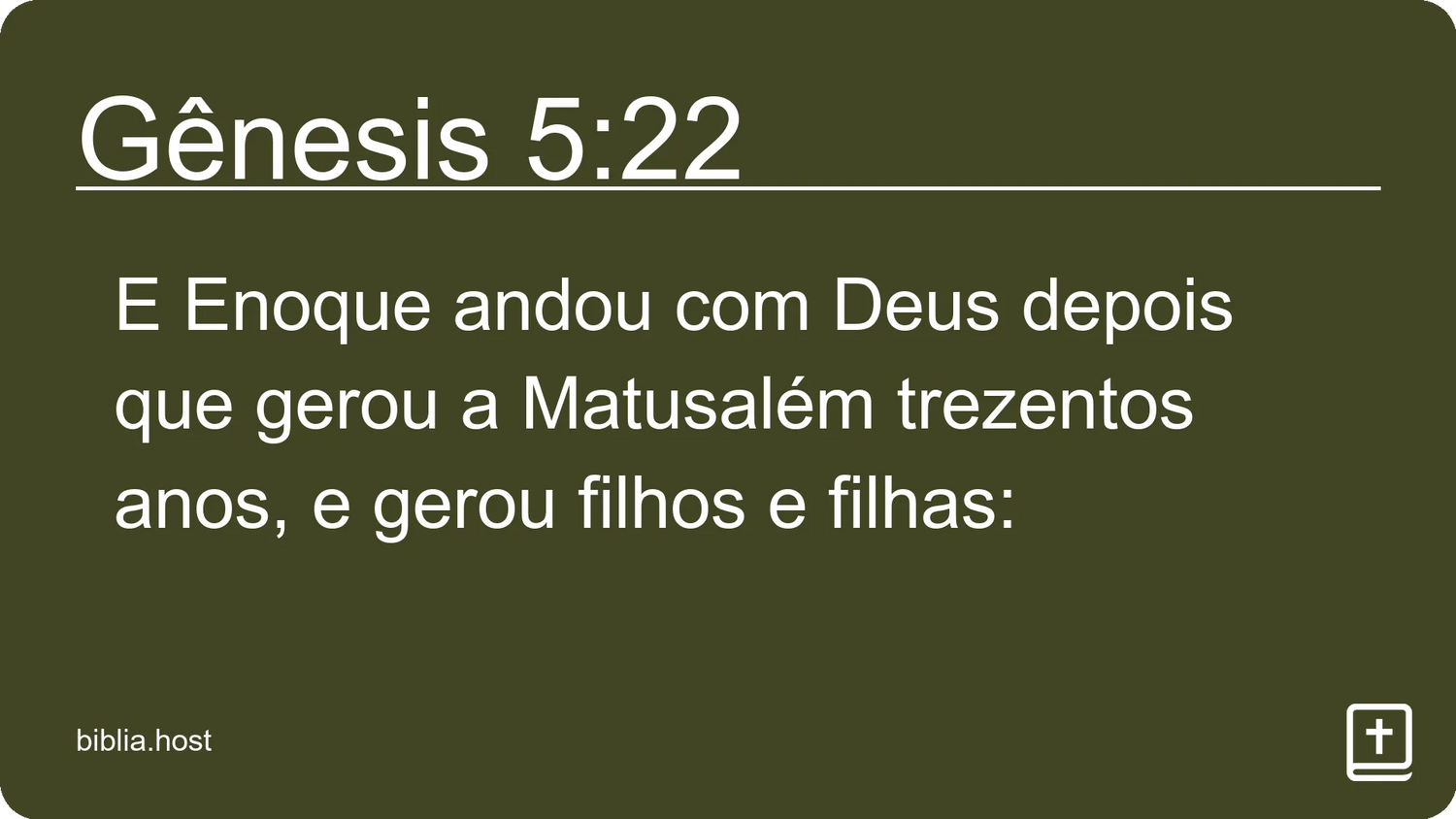 Gênesis 5:22