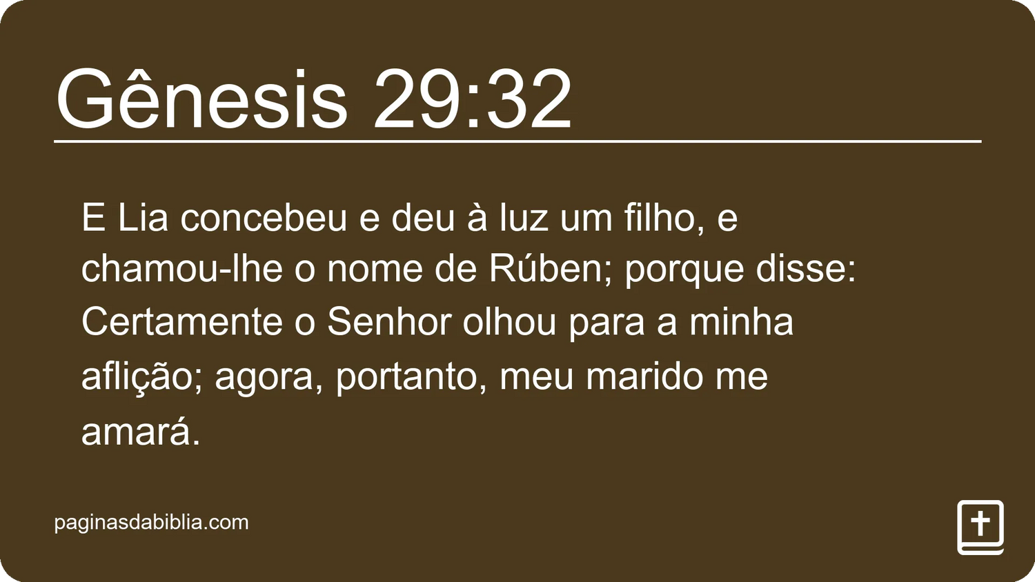 Gênesis 29:32