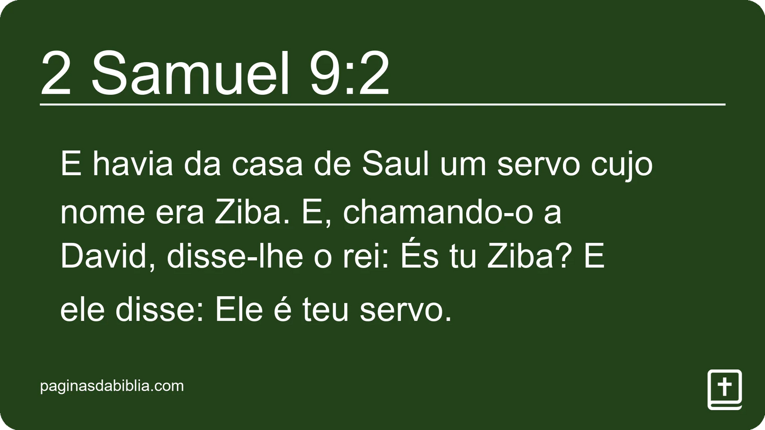 2 Samuel 9:2