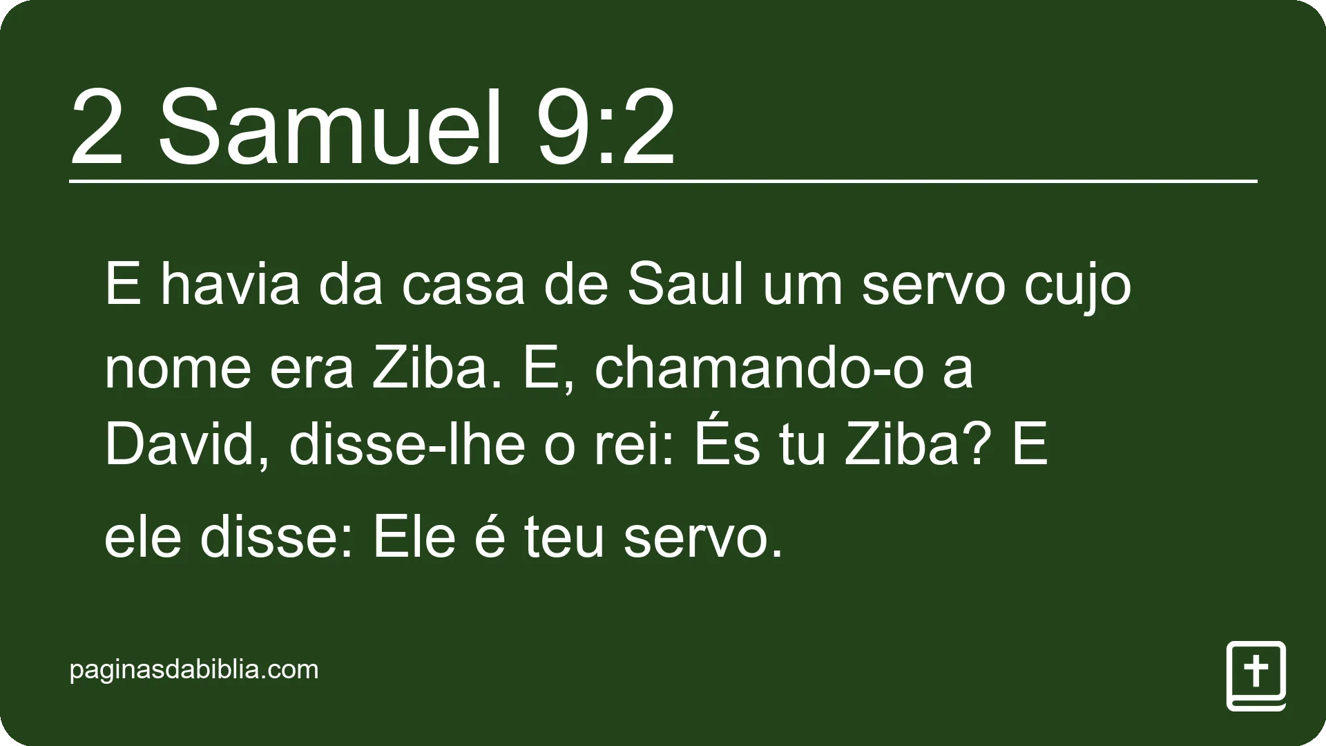 2 Samuel 9:2