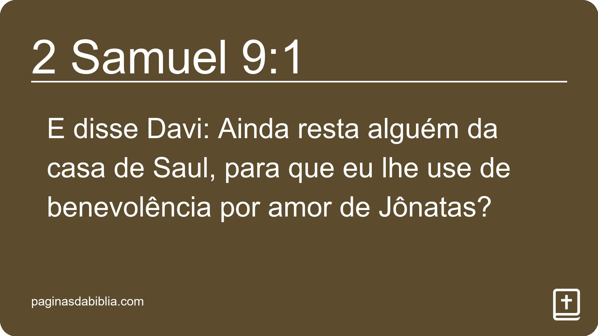 2 Samuel 9:1