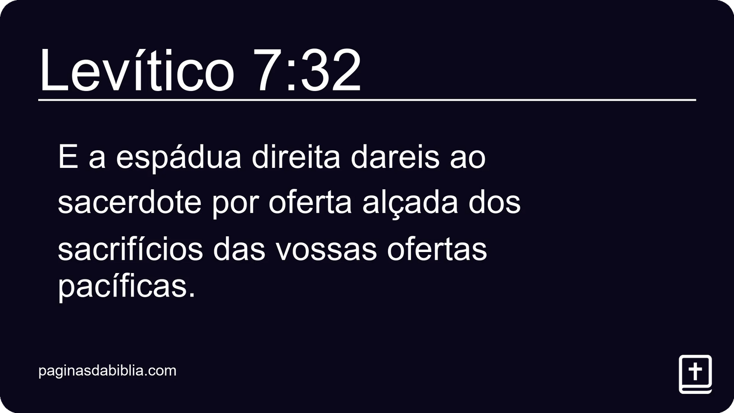 Levítico 7:32