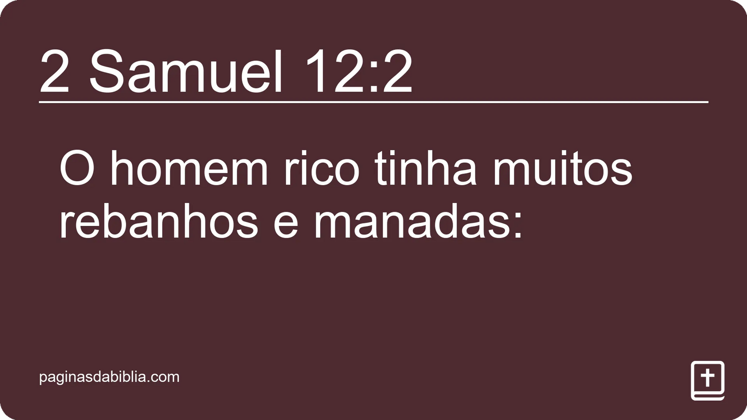 2 Samuel 12:2