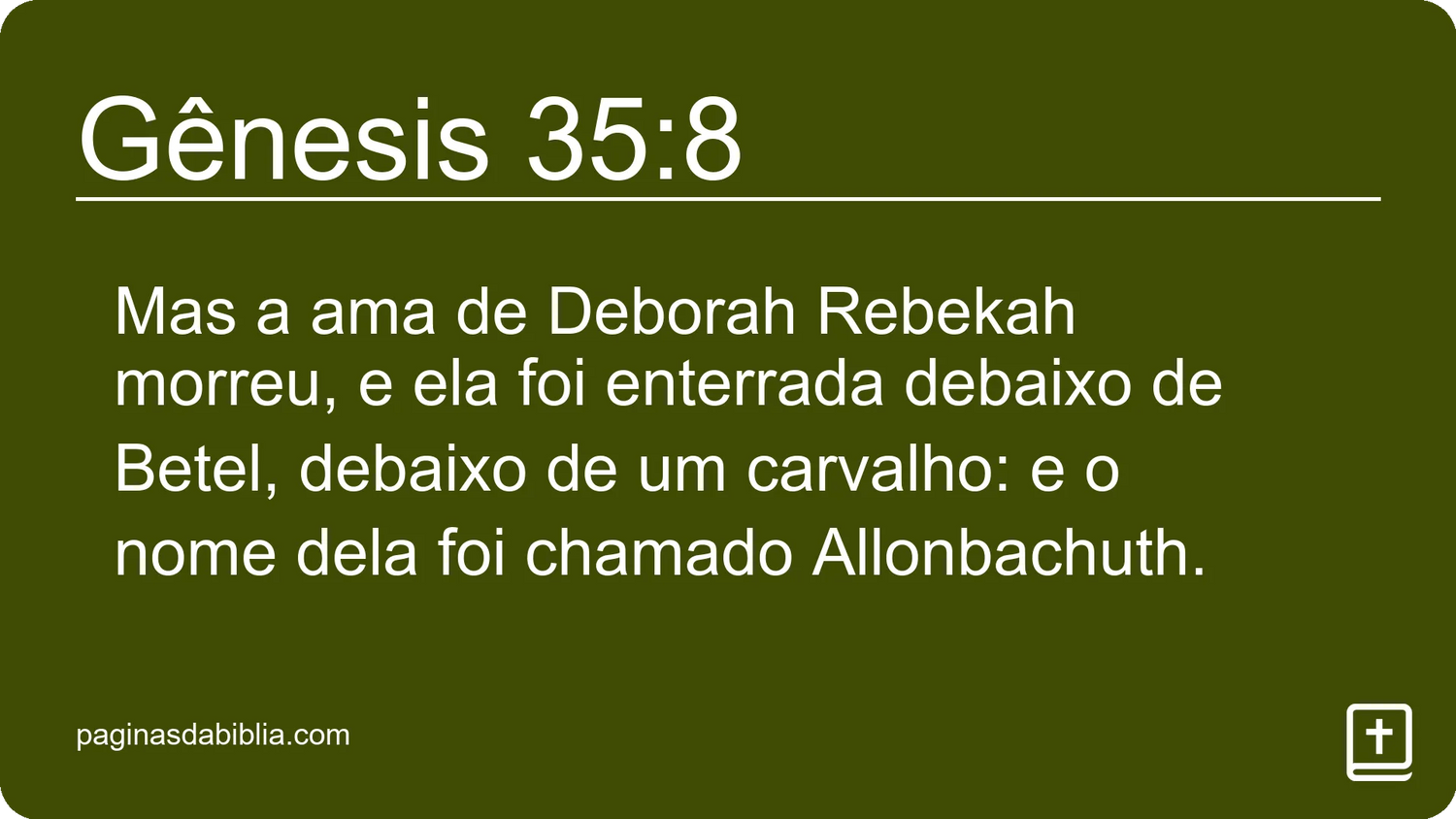 Gênesis 35:8