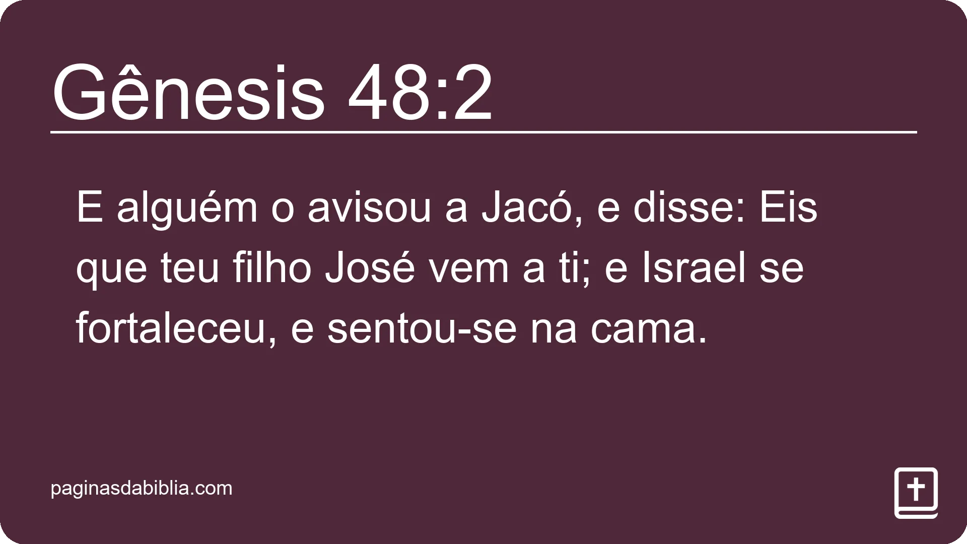 Gênesis 48:2