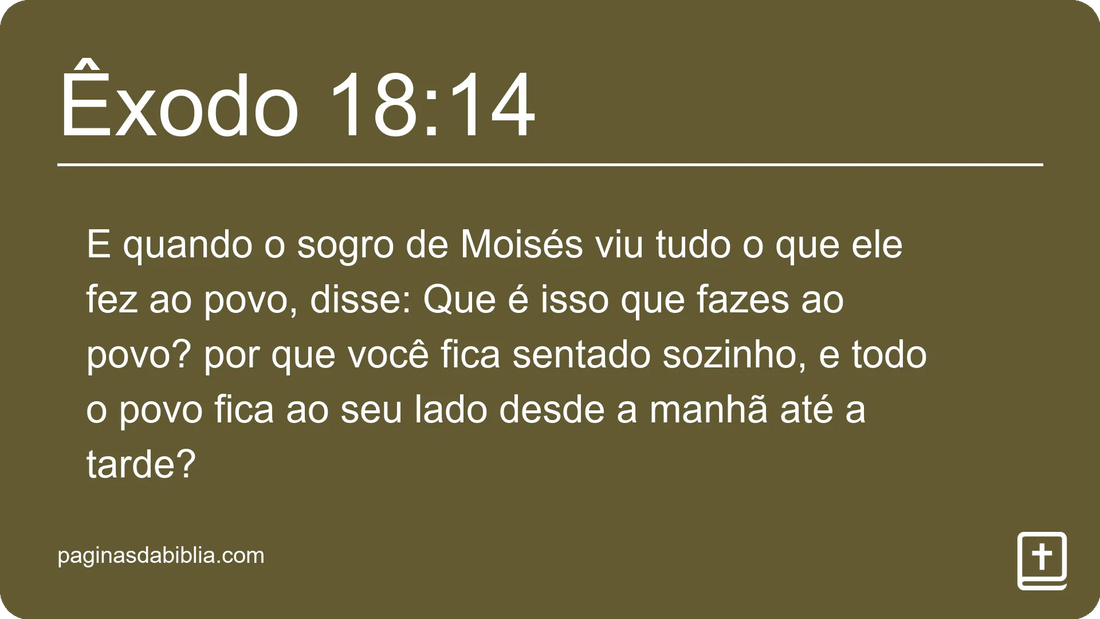 Êxodo 18:14