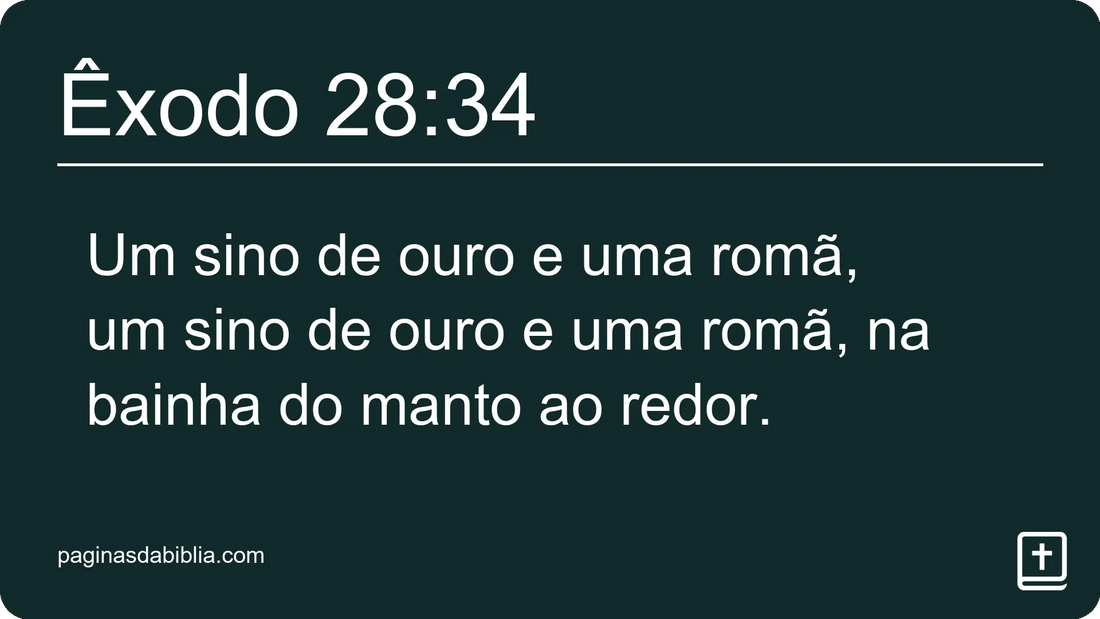 Êxodo 28:34