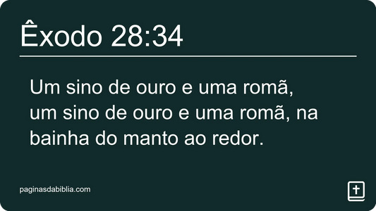 Êxodo 28:34