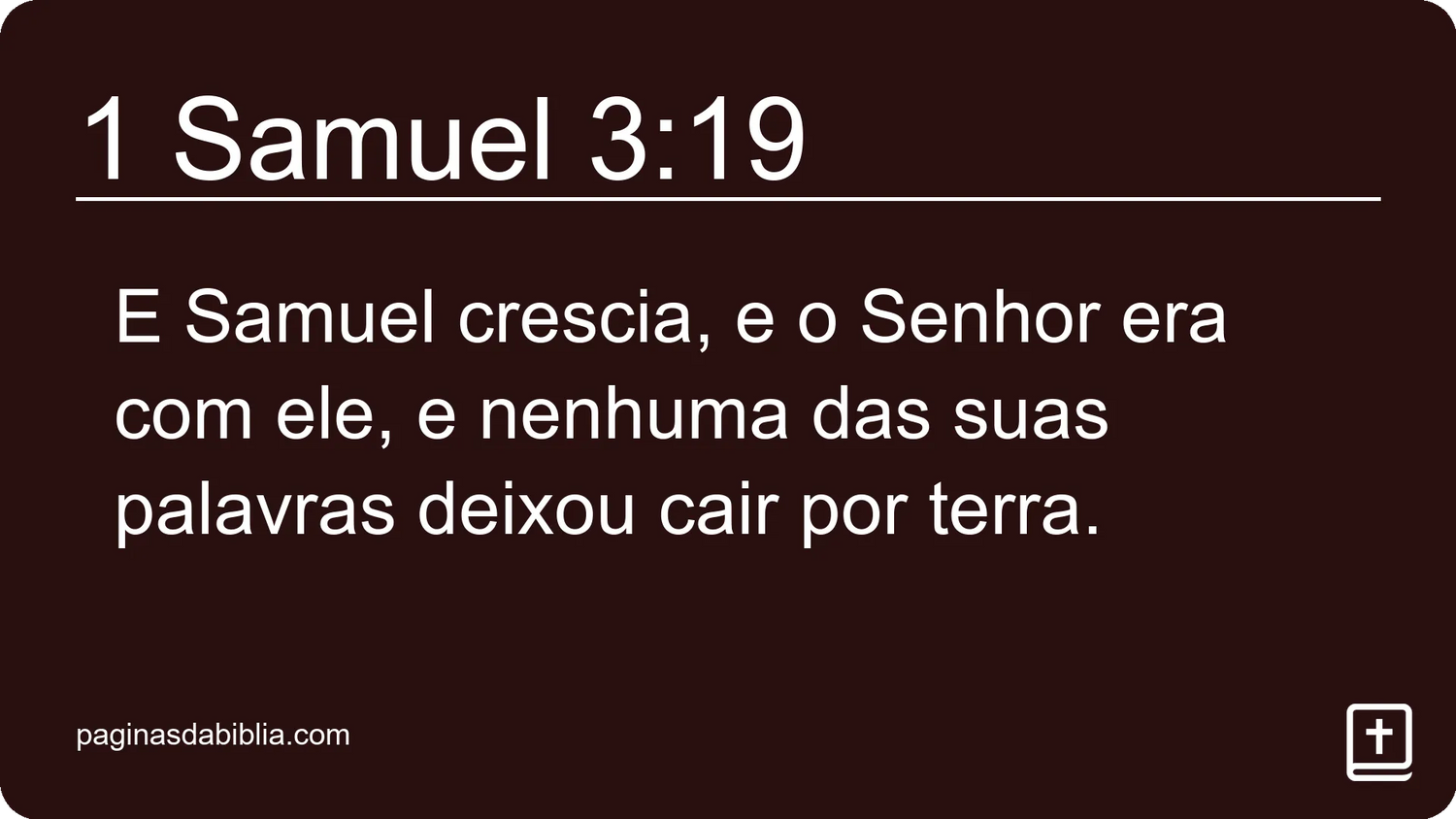 1 Samuel 3:19