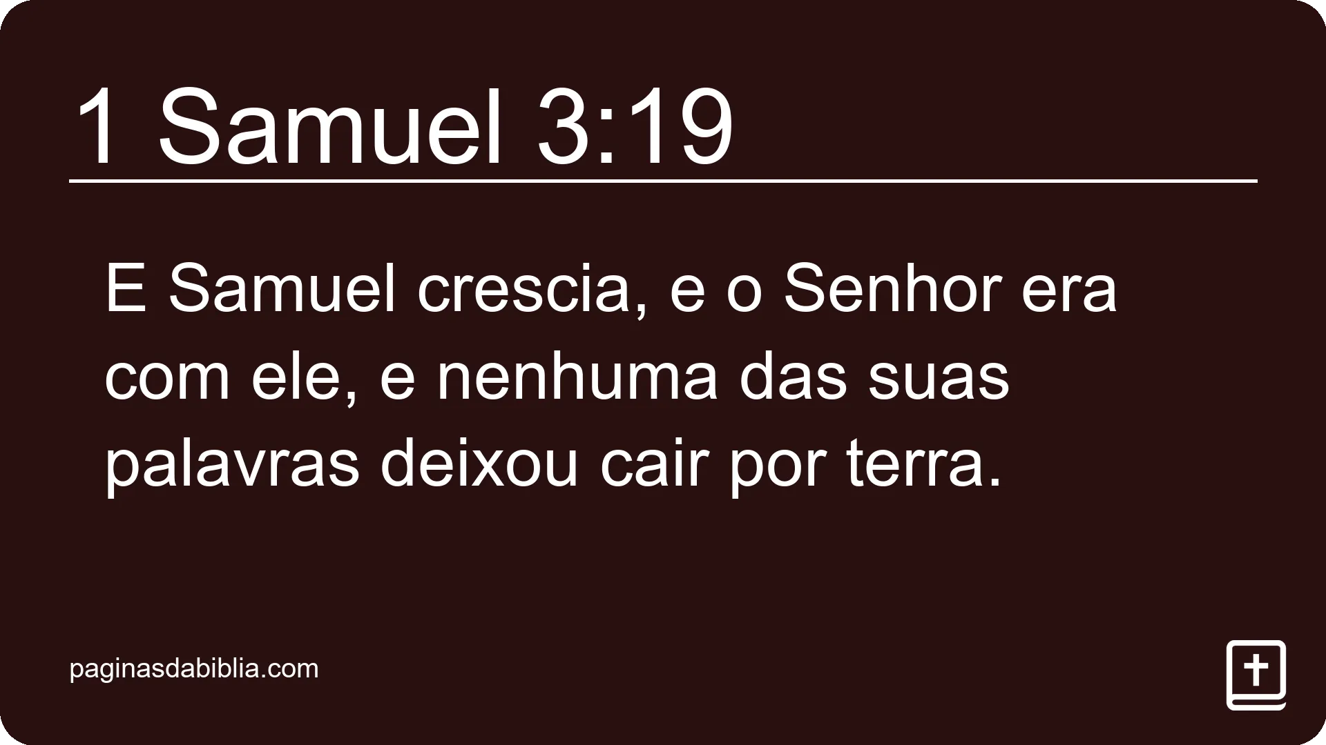 1 Samuel 3:19