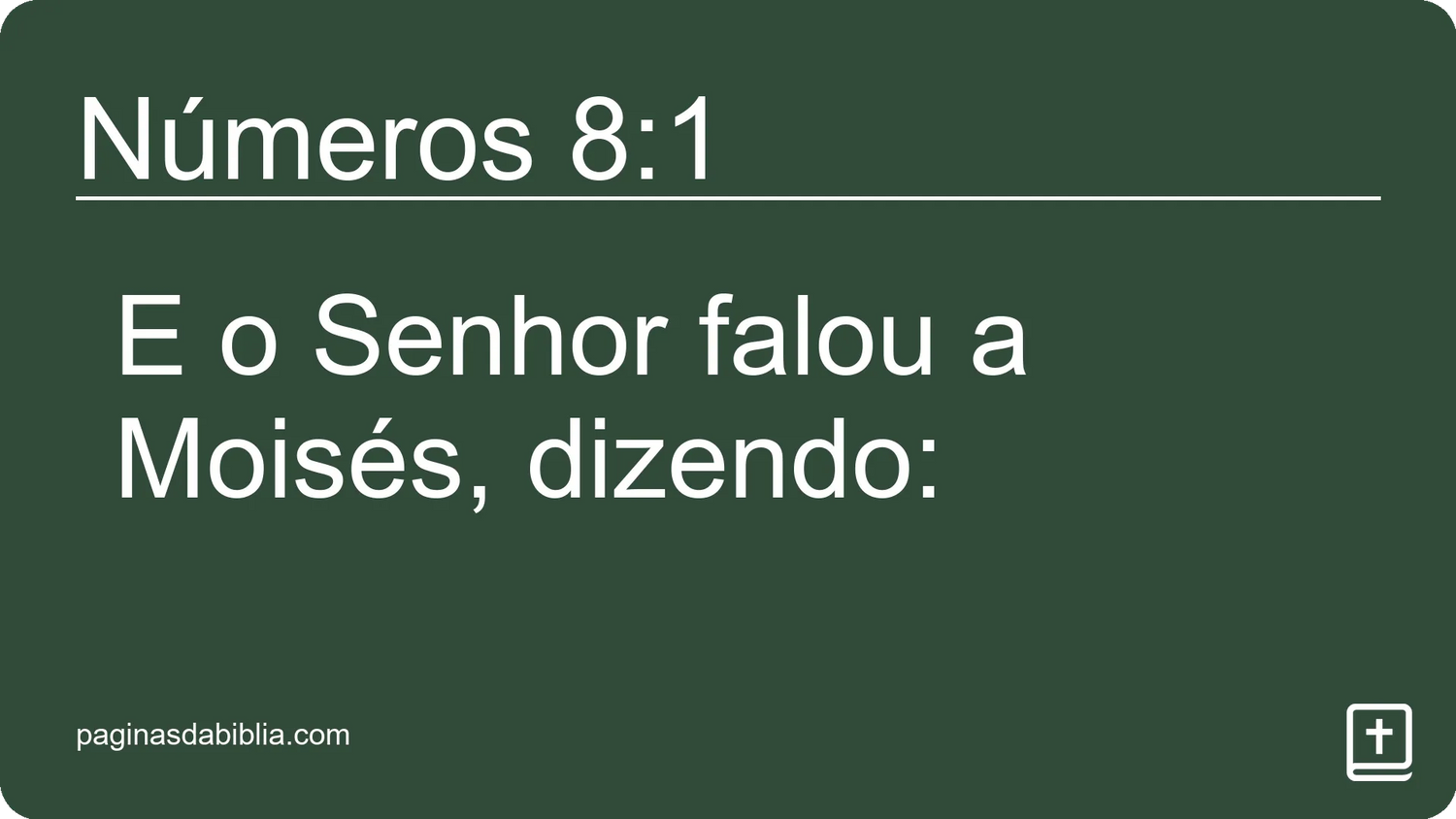 Números 8:1