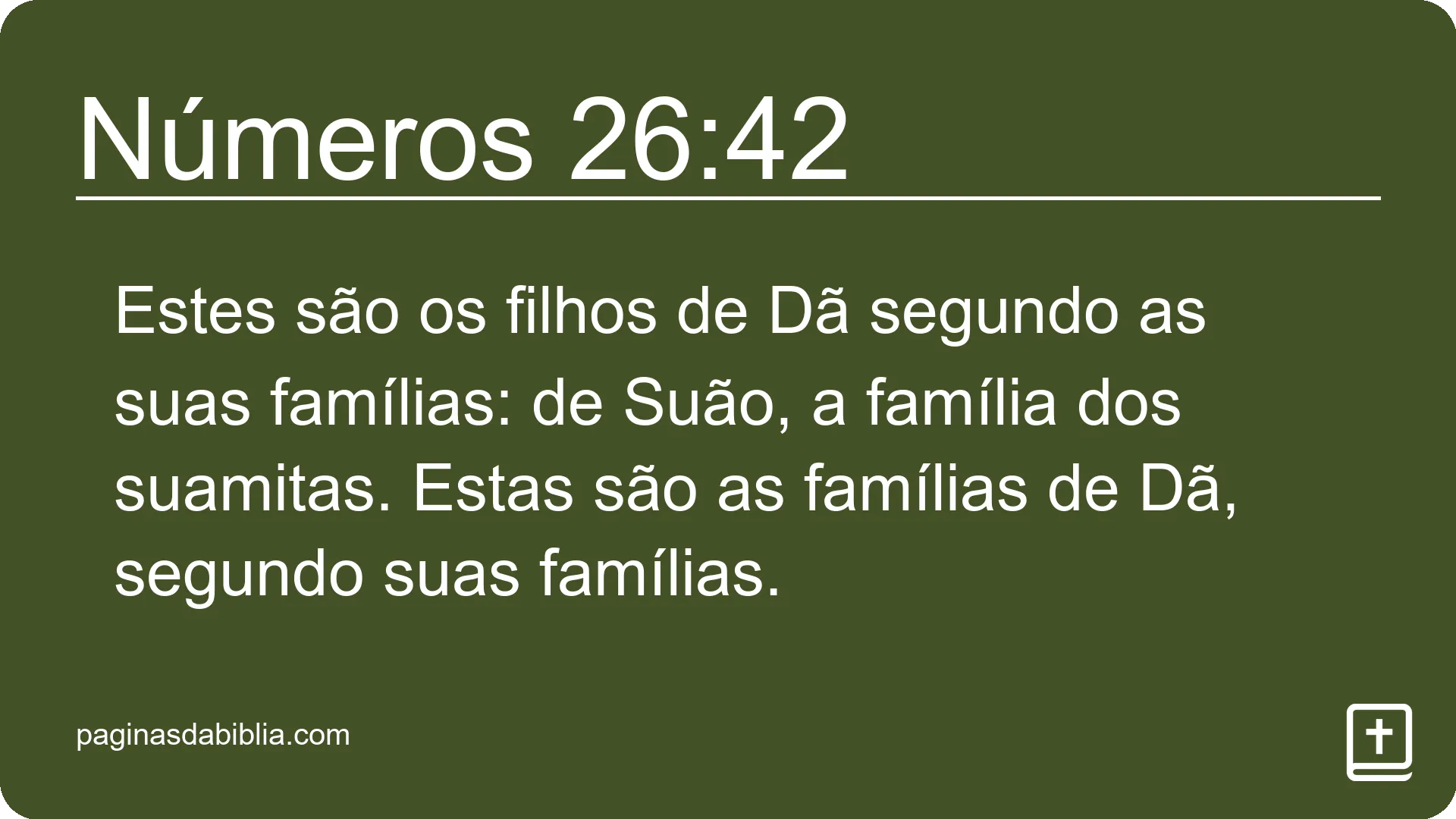 Números 26:42