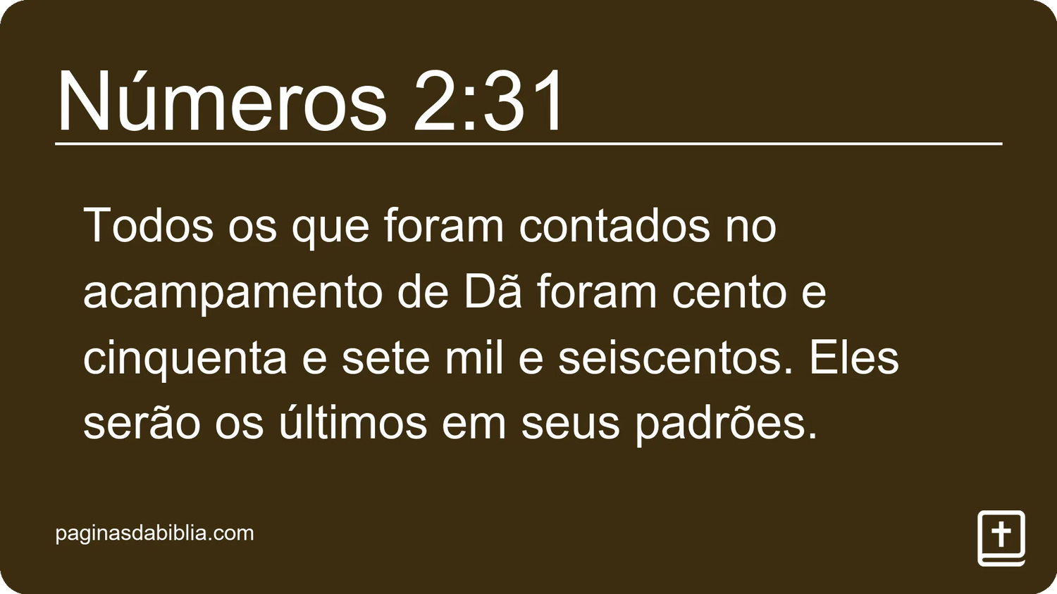 Números 2:31